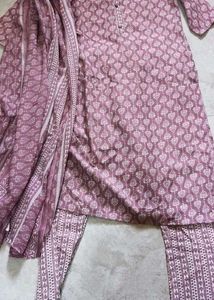Printed Kurta Set with Dupatta