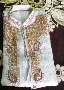 Elegant Embroidered Sherwani