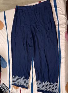 Global Desi Navy Ethnic Palazzo Pants 💙