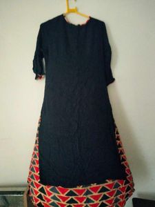 Unique Embroidered Asymmetrical Dress
