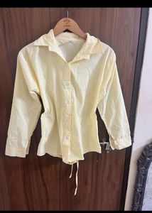 Chic Striped Button-Up Top