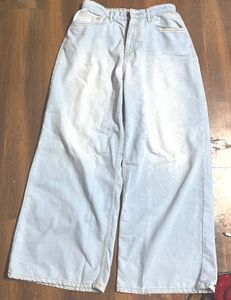 Light Wash Wide Leg Jeans