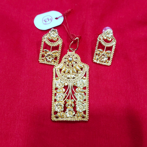 one gram gold pendant set