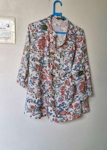 Floral Print Kurta