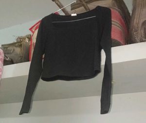 Black Long Sleeve Top