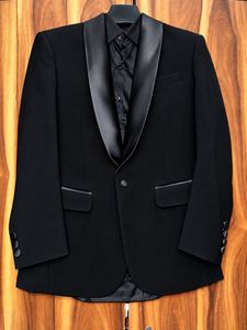 Men's Black Tuxedo Suit Brand New 3 Piece