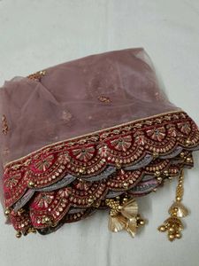 bridal lehenga with two dupatta