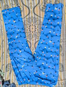 Blue Christmas Lights Palazzos