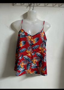 Tropical Print Cami Top
