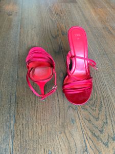 Vibrant Red Zara Heels