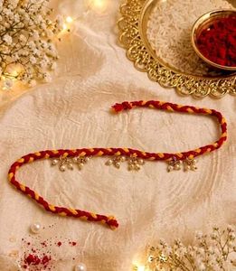 Handmade Rakhi with Pearls