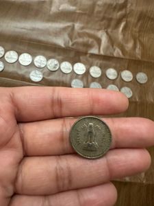 30 Piece Old Vintage Indian 25 &amp; 50 Paise Co