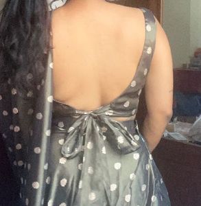 Polka Dot Lehenga Chaniya Choli Set