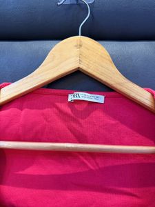 Chic Pink Square Neck Crop Top