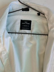 Park Avenue Men's White Regular Fit Shirt