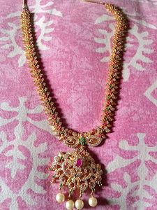 Cz Short Necklace One Mutam Is Not There Please Check It