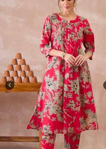 Vibrant Floral Kurta Set