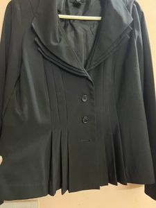 y2k classic black blazer
