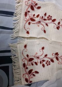 Crocheted Floral Embellished Top