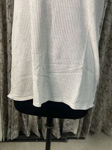 White Sleeveless Tank Top