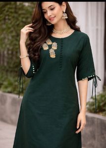 Elegant Dark Green Kurta