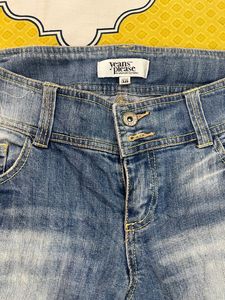 Ice blue jeans