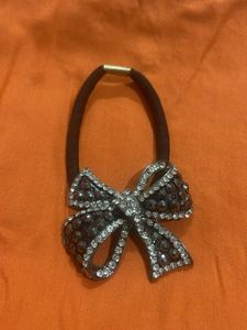 Sparkling Bow Hair Tie