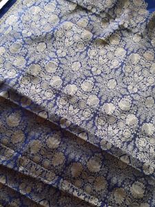 Silk Meenakari Border