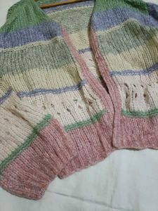 Cozy Striped Knit Cardigan