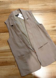 Stylish Beige Blazer Jacket