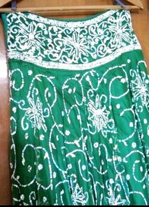 New Heavy Sequence Green Lehnga Set