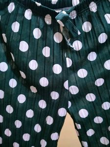 Beautiful Green Plazo For Daily Use