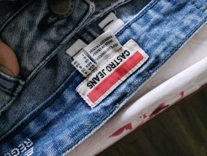 Distressed Denim &amp; Linen Culottes Bundle