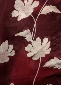 Elegant Floral Print Saree