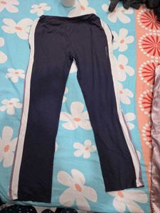 Duke Comfy Blue Track Pants with White Stripes