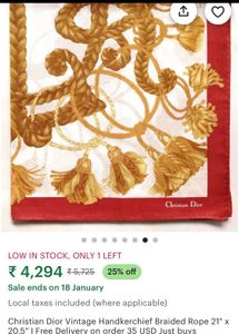 Christian Dior Scarf