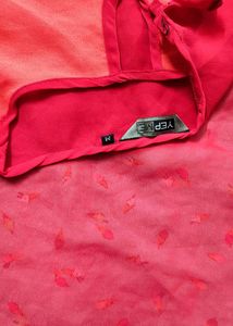 YEPME Pink Ice Cream Print Tunic Top