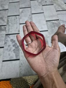 Stackable Red &amp; Green Bangles