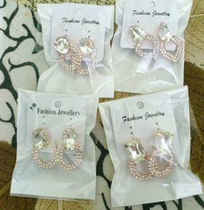 (Combo Of 4) Stone Work Earrings