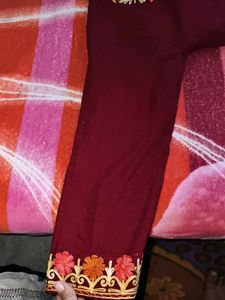 Ethnic Dress Material with Embroidery