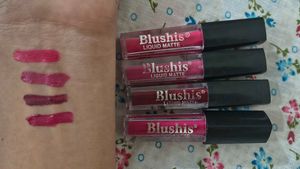 Blushis Liquid Matte Lipstick Set of 4💋
