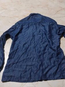 Men's Blue Denim Shirt