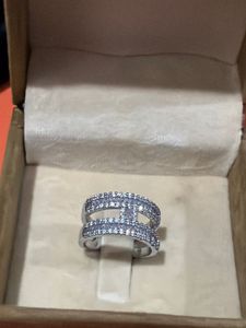 one piece Sparkling  Diamond Rings antitarnish