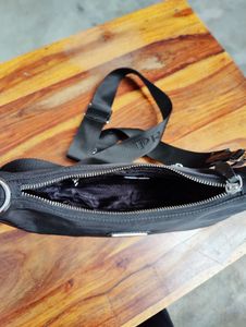 Prada Black Nylon and Leather Re-Edition 2005 Shou