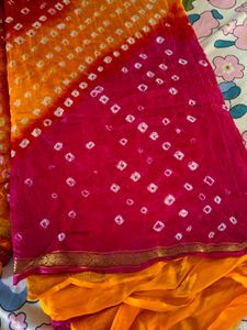 Vibrant Bandhani Saree