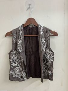 Embroidered Women's Vest