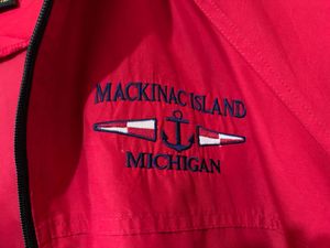 Red Windbreaker Jacket