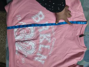 Teamspirit Pink Sweatshirt in XXL size loose fit