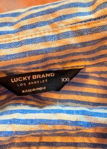 Blue Striped Women’s Casual Shirt