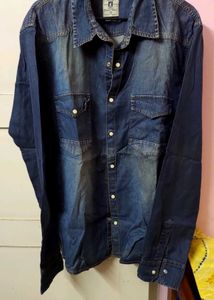 Yepme Denim Faded press button shirt - 44